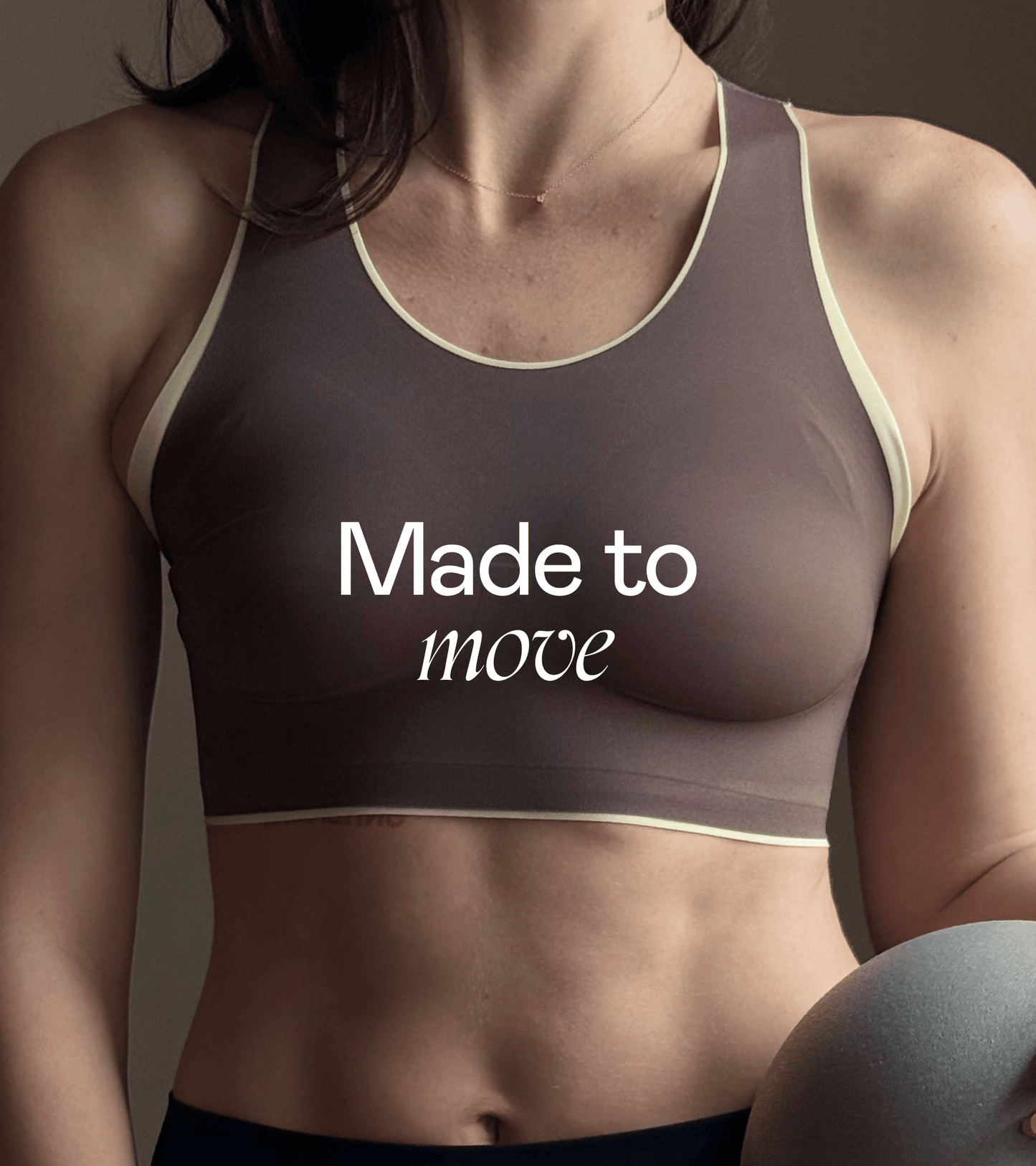 Sports Bra - Brown
