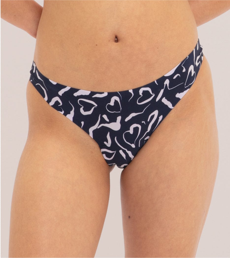Invisible Brazilian - Gerecycled nylon - Abstract roze